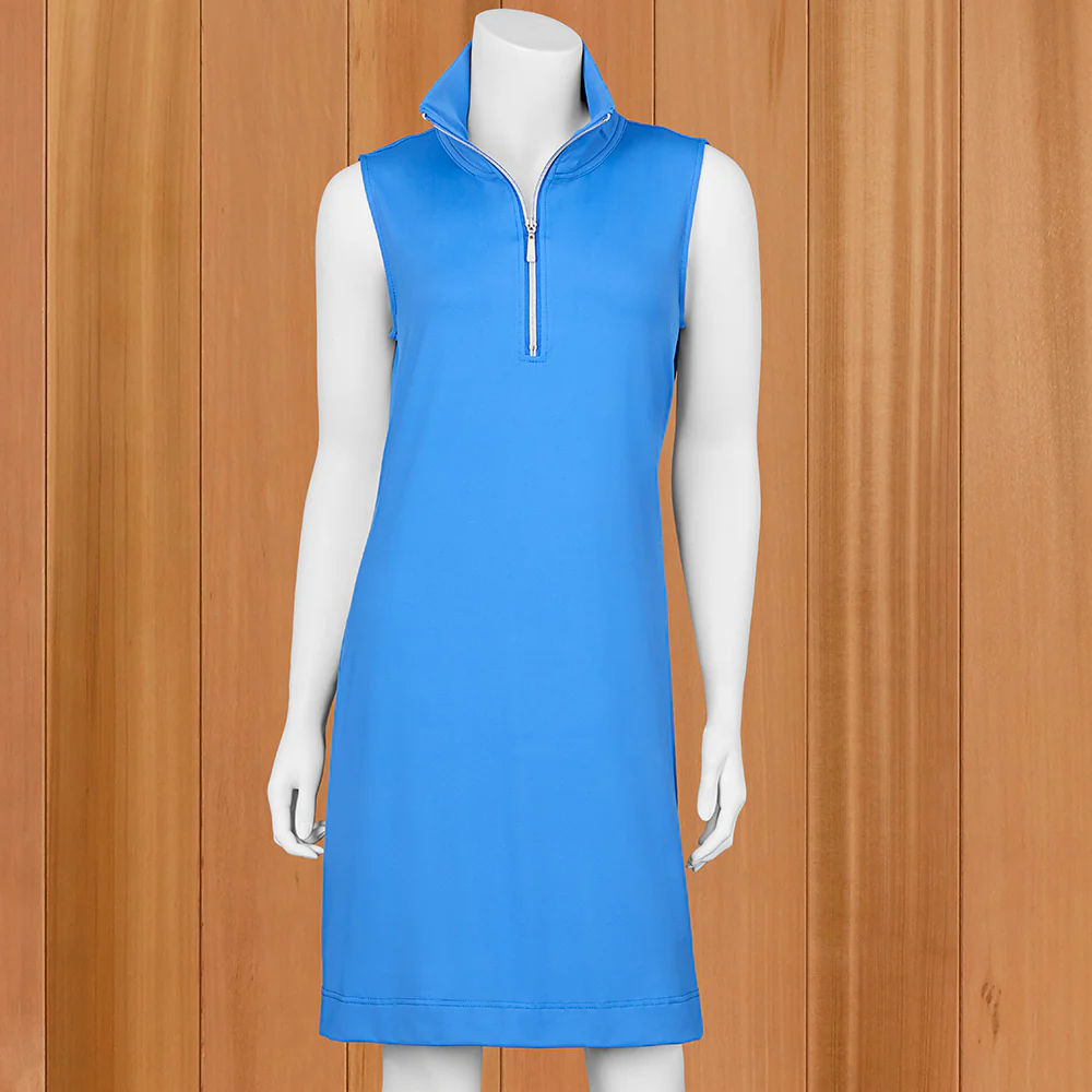 LuLu-B Women's Zip-Neck Sleeveless Sun Protection Dress - Image 2