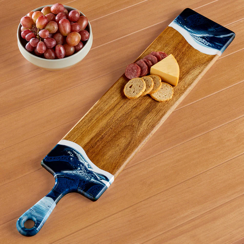 Lynn & Liana Acacia Baguette Board