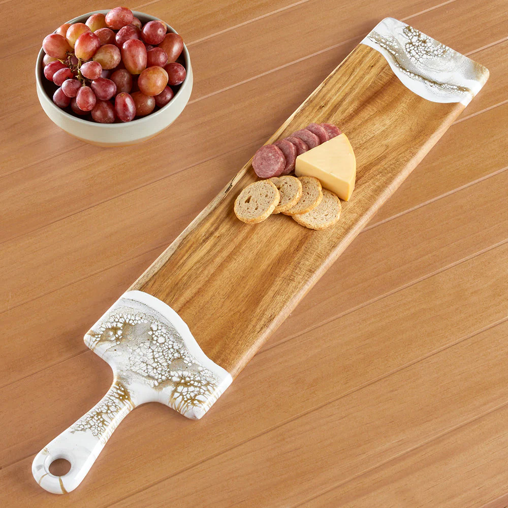 Lynn & Liana Acacia Baguette Board - Image 2