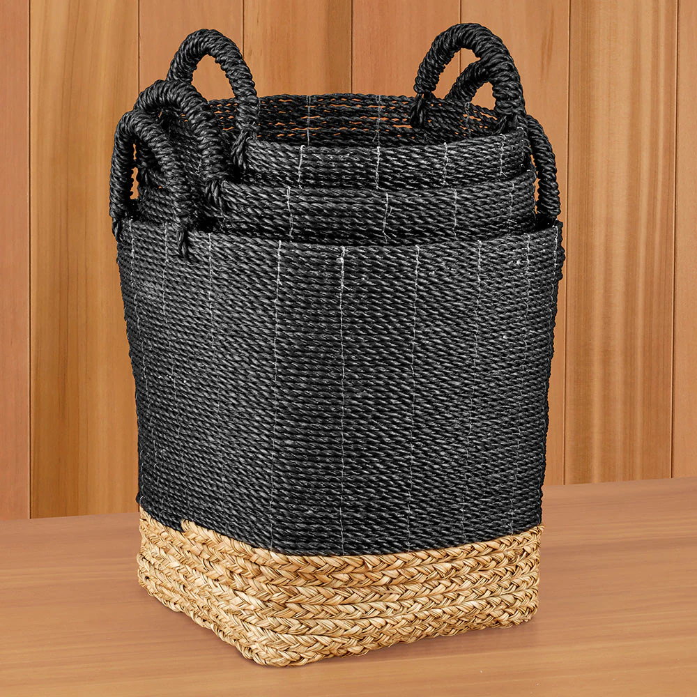 Madura Market Basket, Black - Image 2