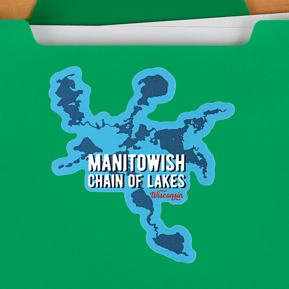 Manitowish Chain of Lakes Wisconsin Sticker - Image 2