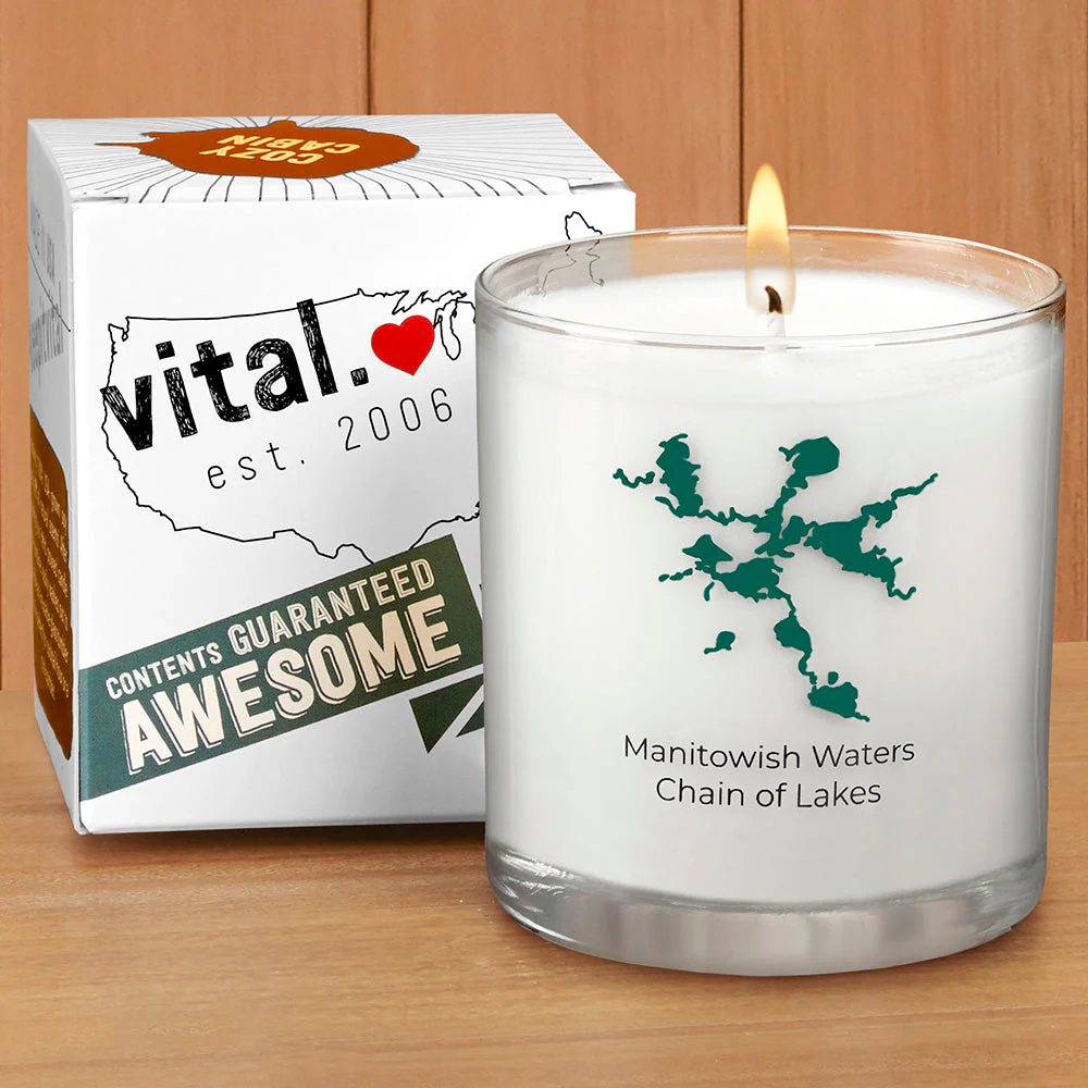 Manitowish Waters Chain of Lakes Candle - Image 2