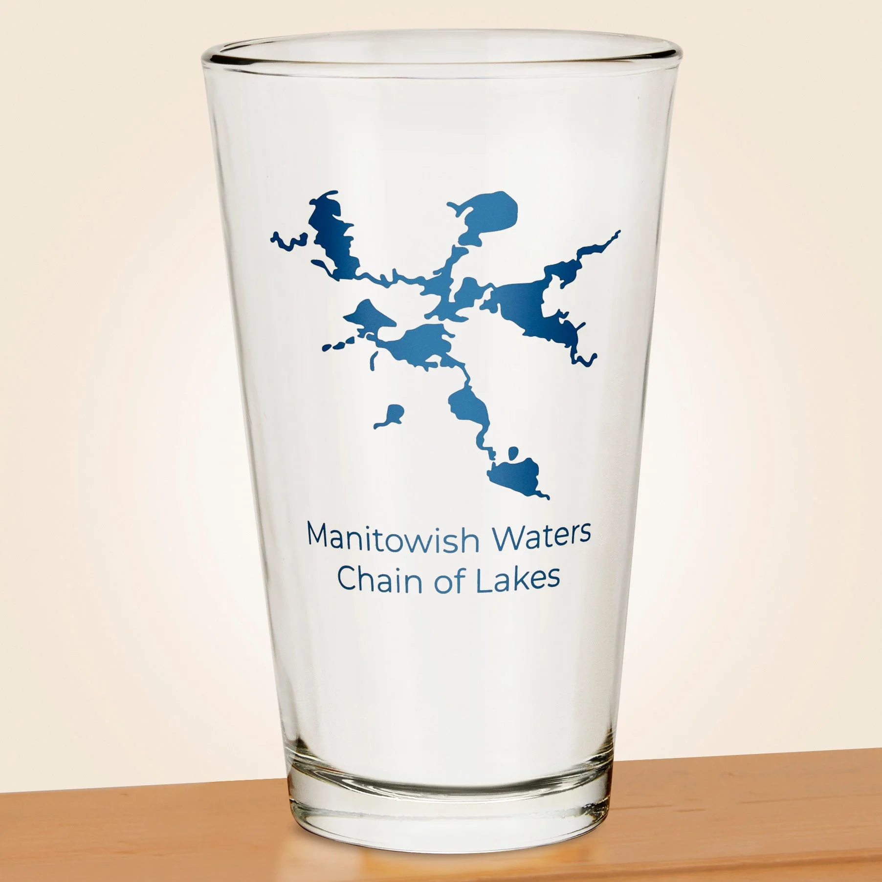 Manitowish Waters Chain of Lakes Pint Glass - Image 2