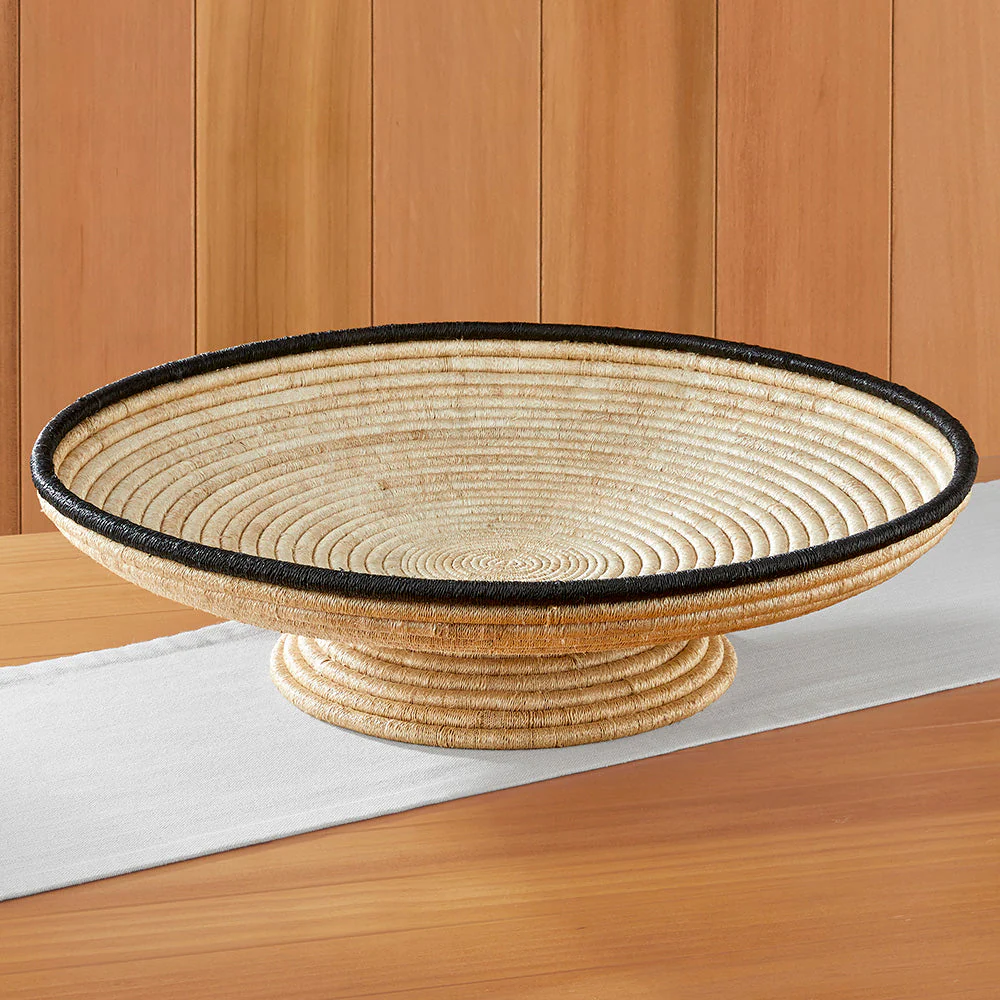 Martigues Abaca Footed Bowl - Image 2