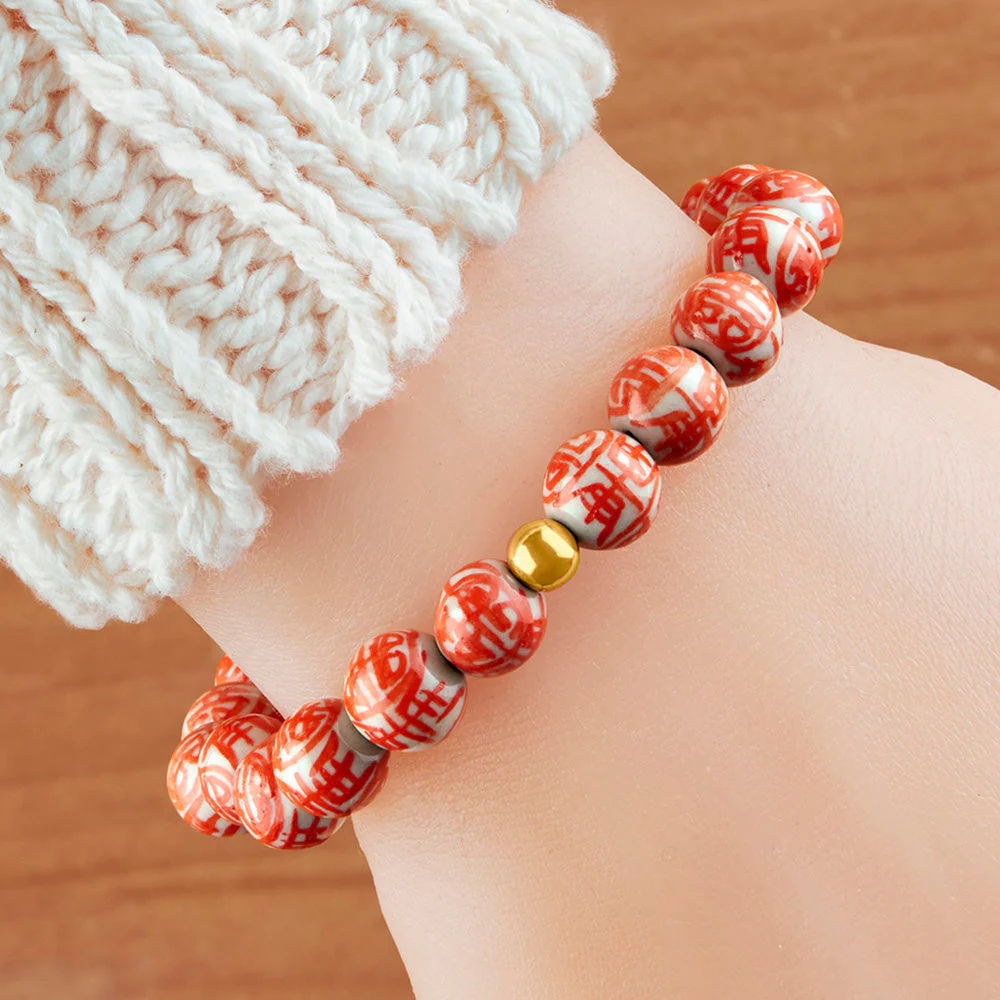 Mary Caroline Spano Chinoiserie Porcelain Bracelet