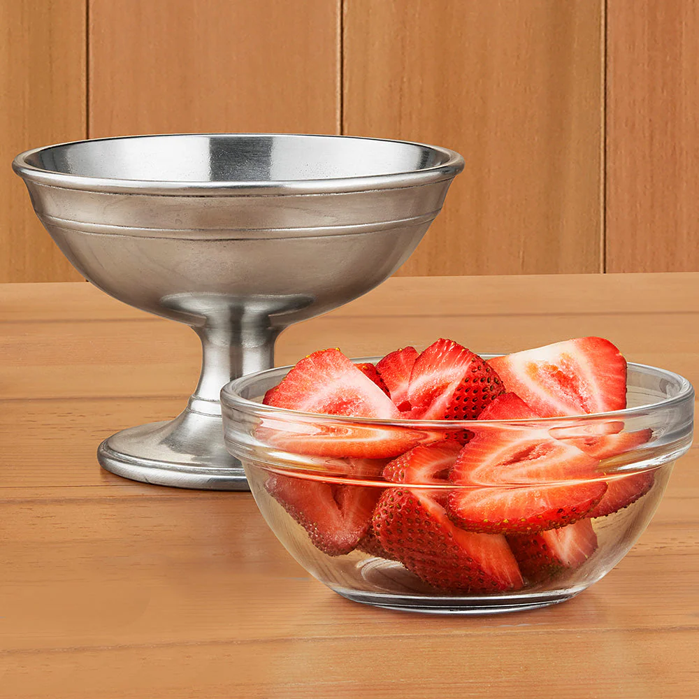 MATCH Pewter and Glass Dessert Dish - Image 2