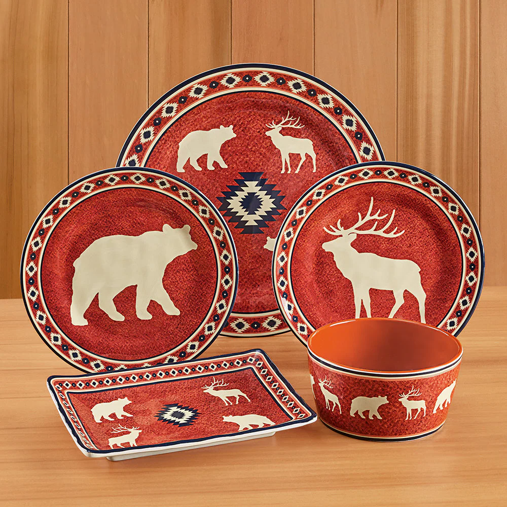 Melamine Serveware, Aztec Lodge - Image 6