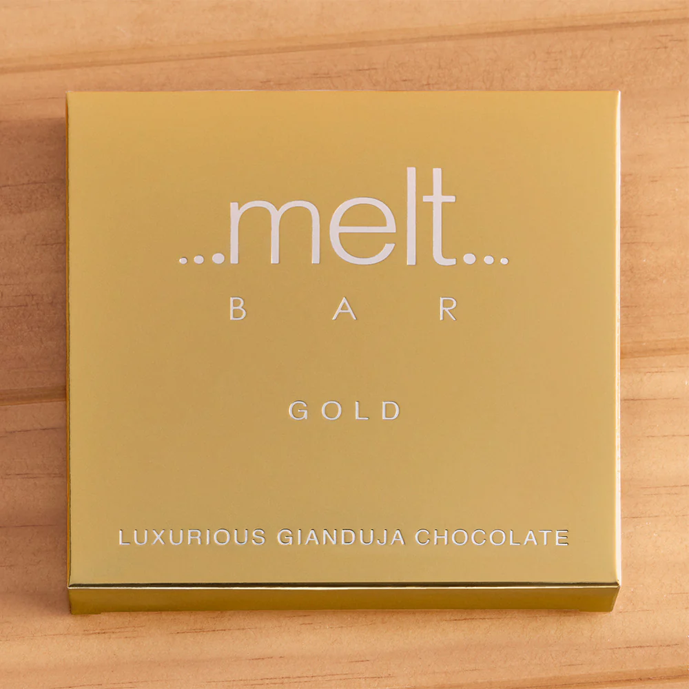Melt Chocolates Gold Hazelnut Gianduja Chocolate Bar