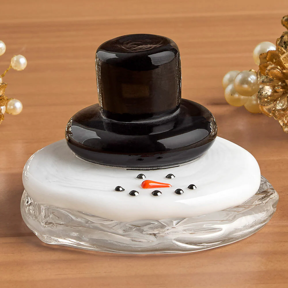 Melting Snowman Glass Figurine - Image 4