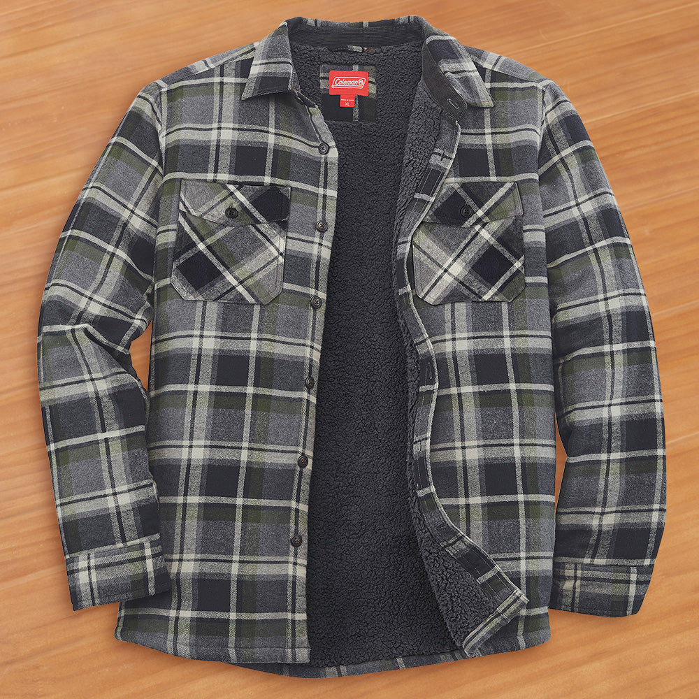 Men's Coleman® Flannel Shirt Jacket, Plaid - Image 3