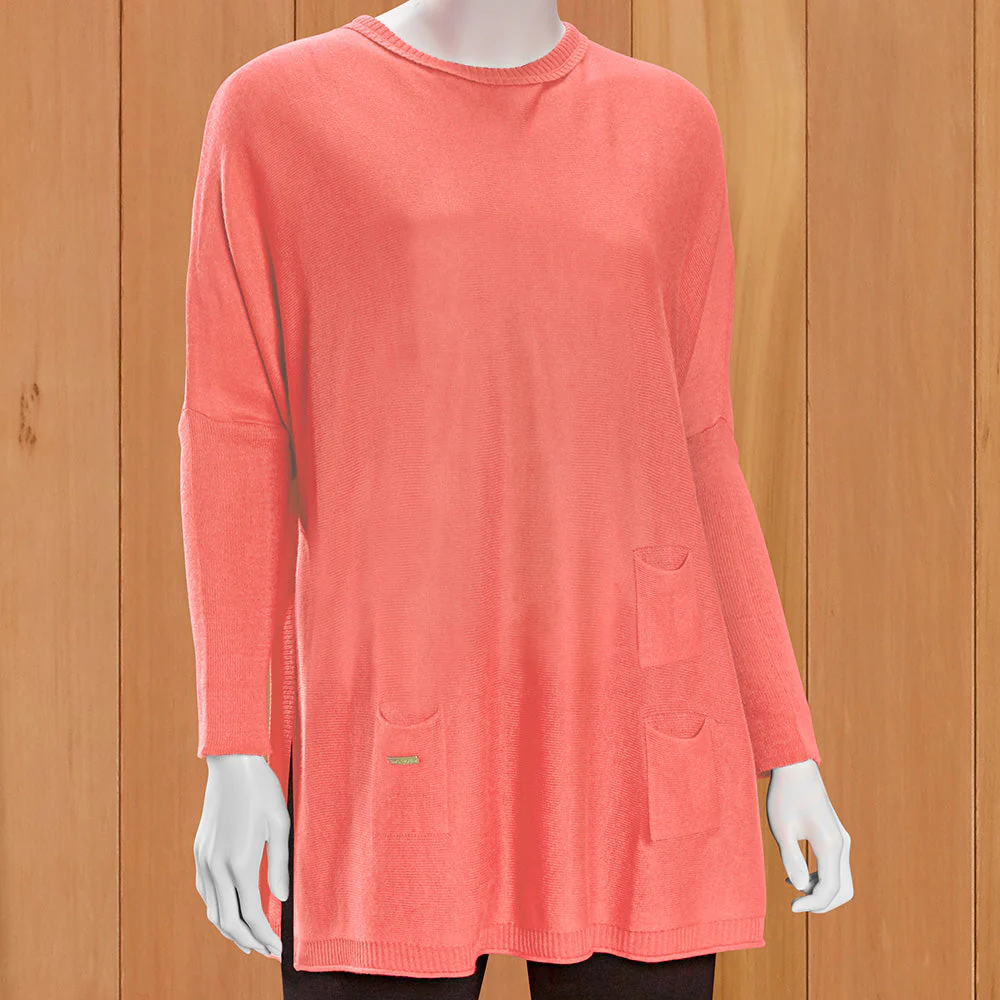 Mer-Sea Women's Catalina Travel Sweater with Mini Pockets - Image 3