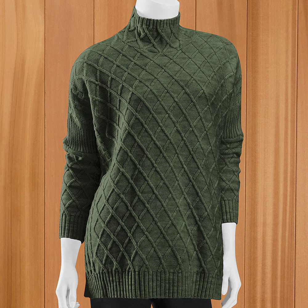 Mer-Sea Women's Lisbon Lattice Front Traveler Sweater - Image 2