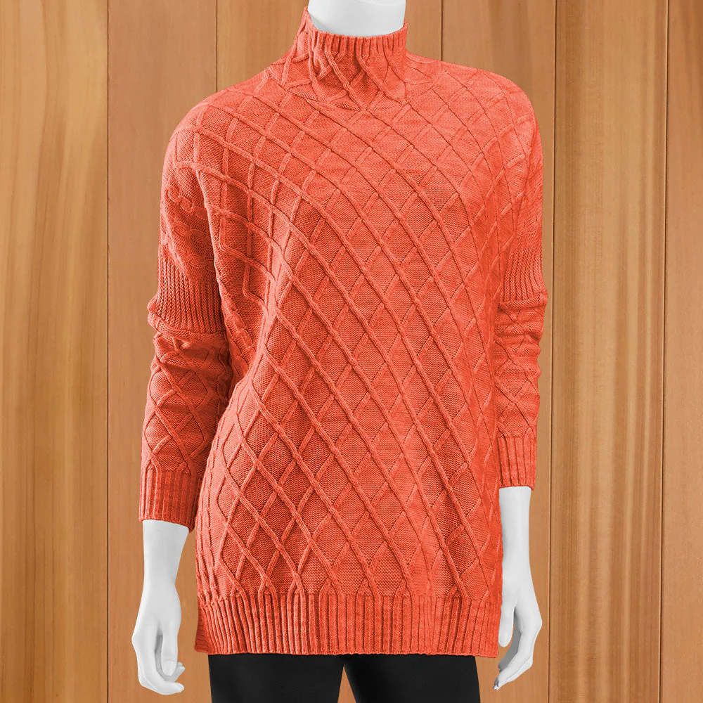 Mer-Sea Women's Lisbon Lattice Front Traveler Sweater - Image 4