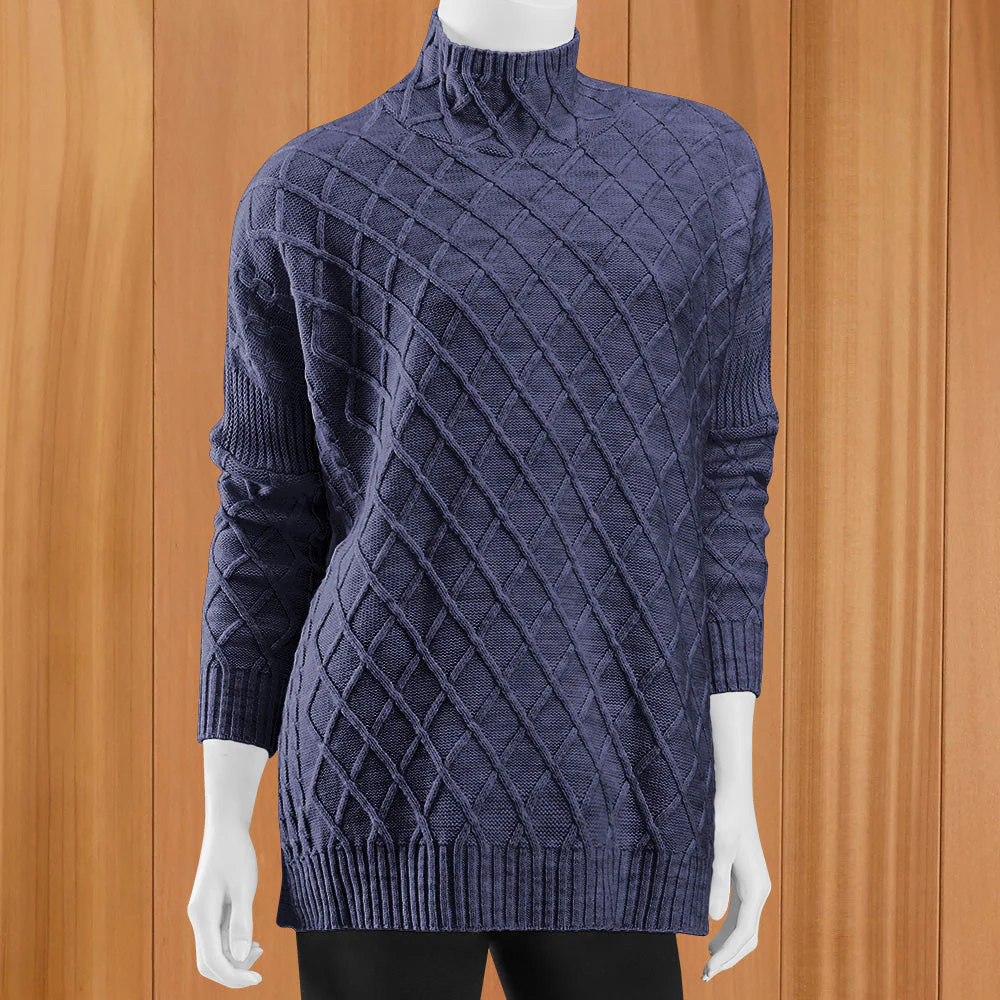 Mer-Sea Women's Lisbon Lattice Front Traveler Sweater - Image 5