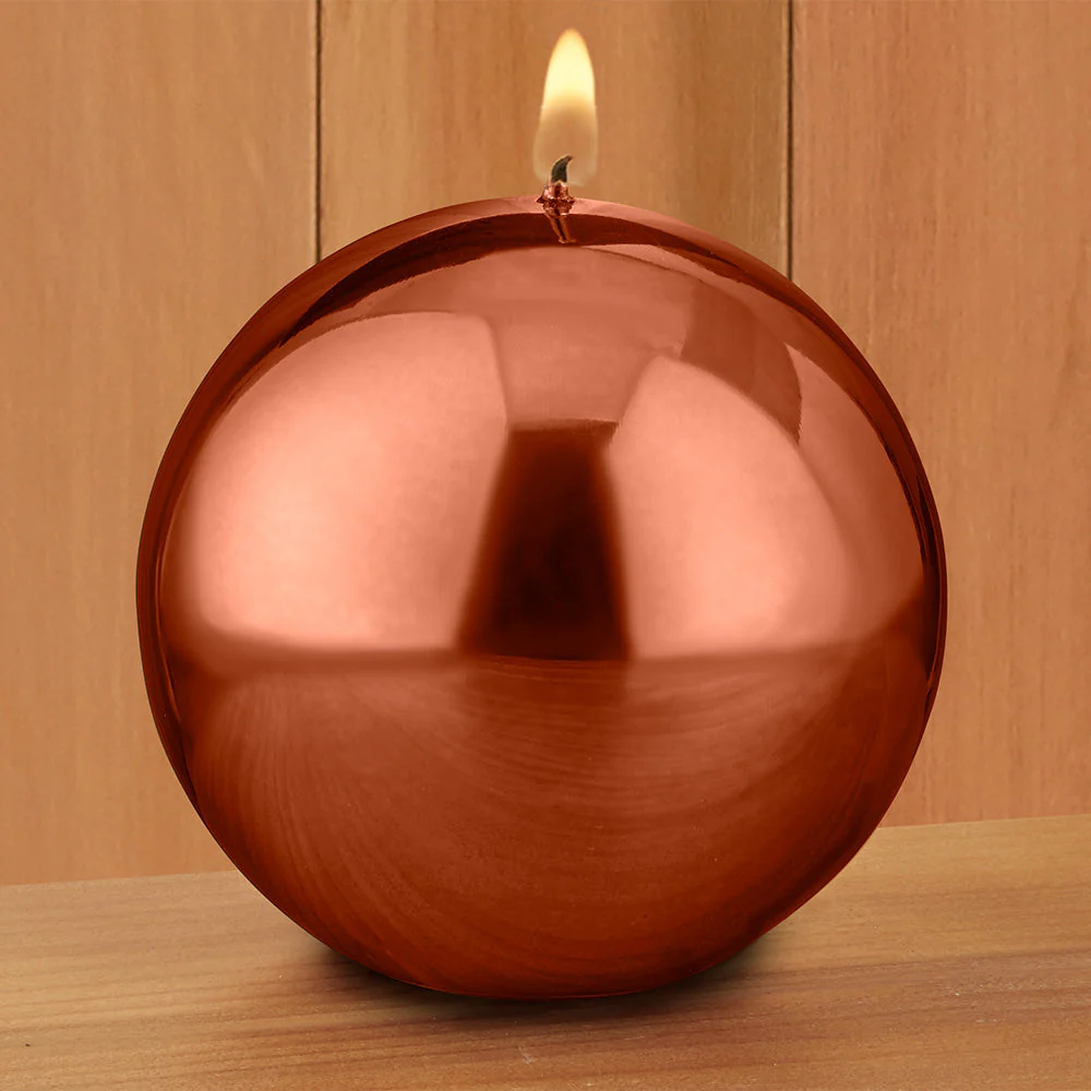 Metallic Ball Candle - Image 2
