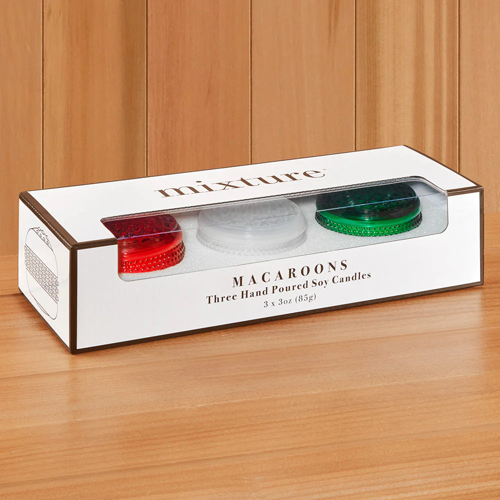Mixture Macaroon Candle Gift Set - Image 2