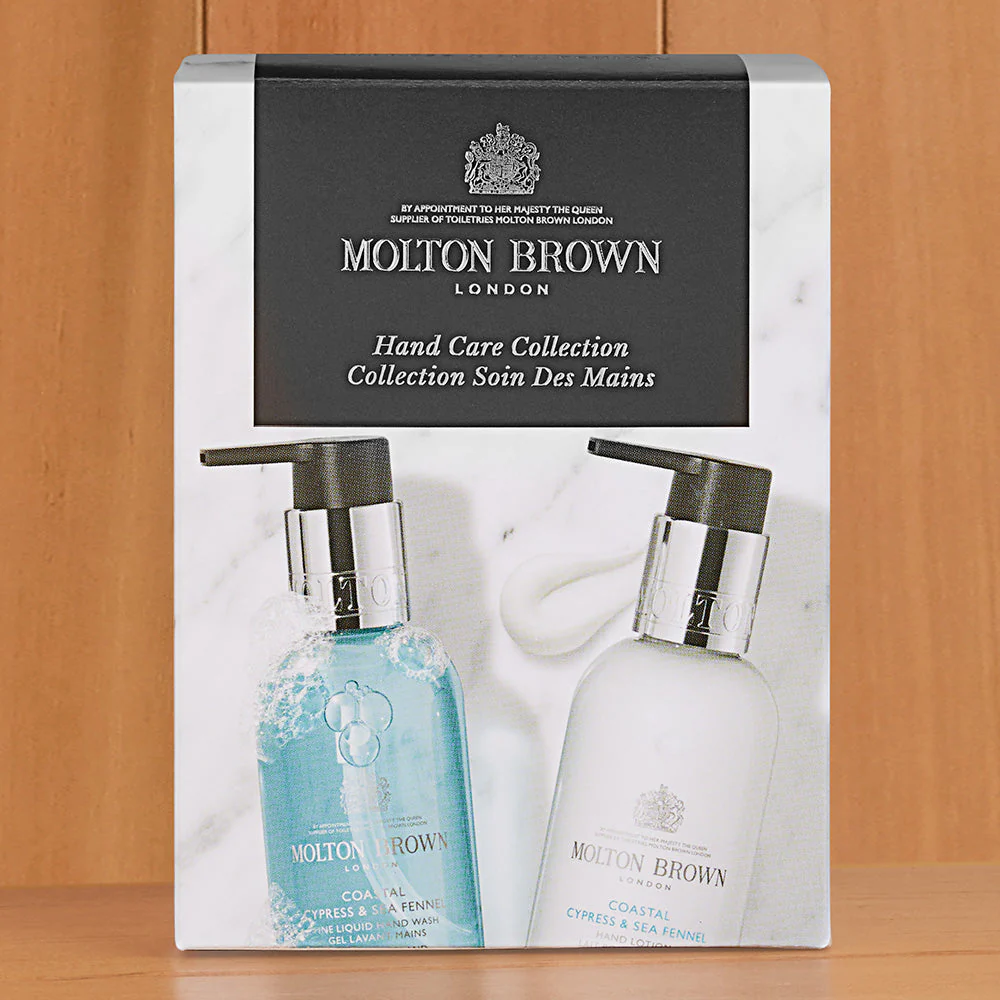 Molton Brown Hand Wash/Hand Cream Travel Set, Coastal Cypress & Sea Fennel - Image 2