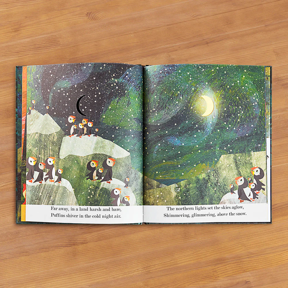 "Moon" Children's Peek-Through Board Book by Britta Teckentrup - Image 2