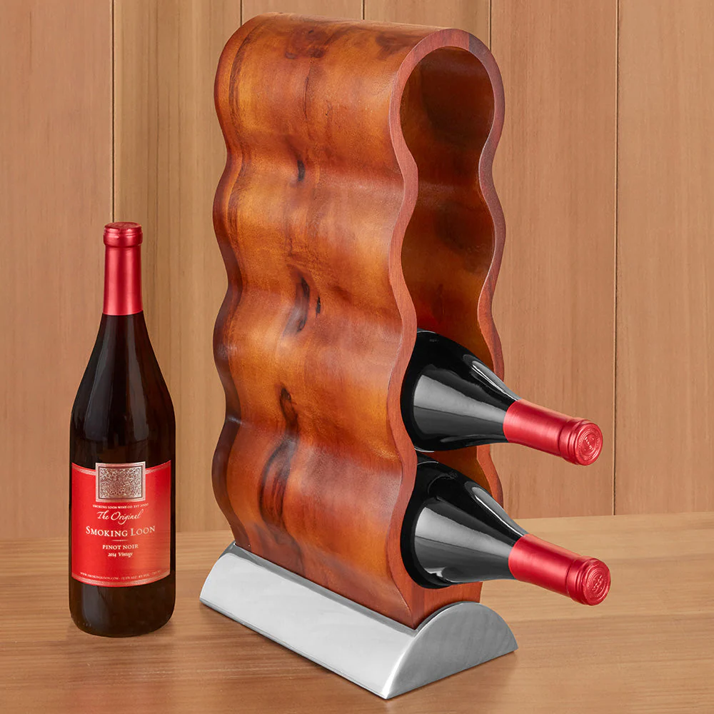 Nambé Curvo Tabletop Wine Rack