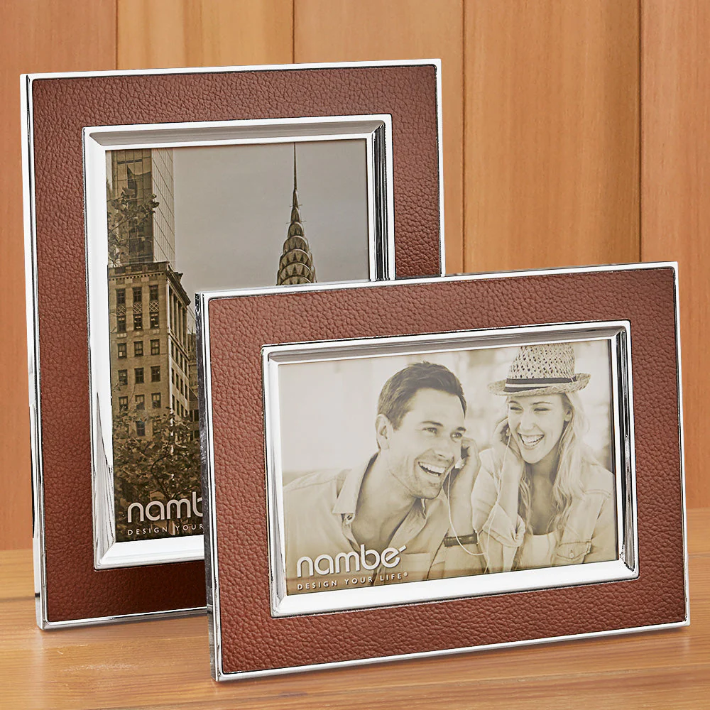Nambé Novara Leather Picture Frame - Image 4