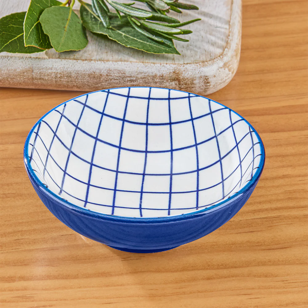 Napa Home & Garden 3" Stria Appetizer Bowl, Grid