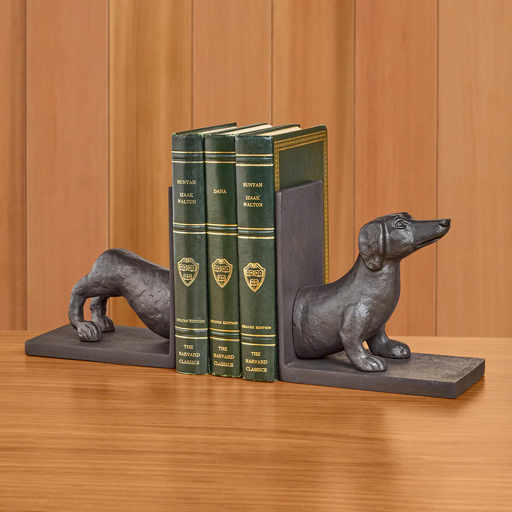 Napa Home & Garden Dachshund Bookend Set