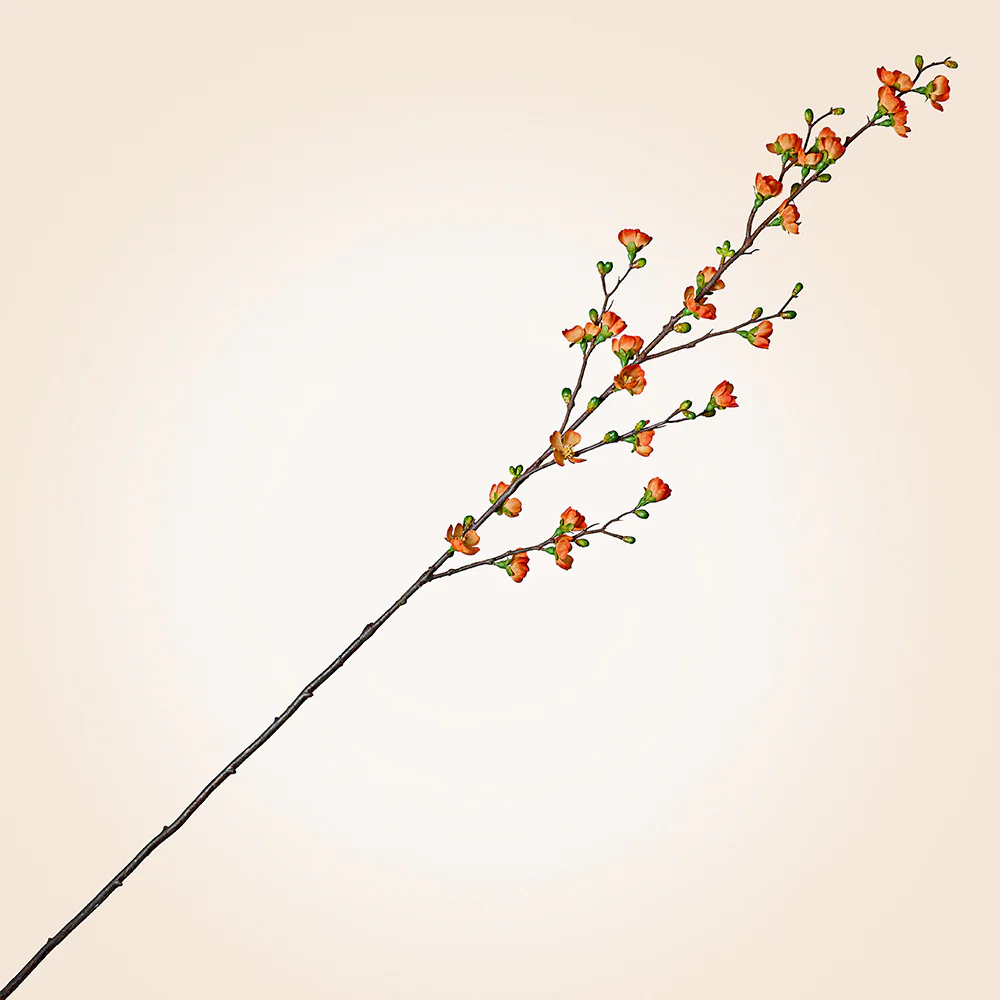 Napa Home & Garden Faux Quince Blossom Branch - Image 2