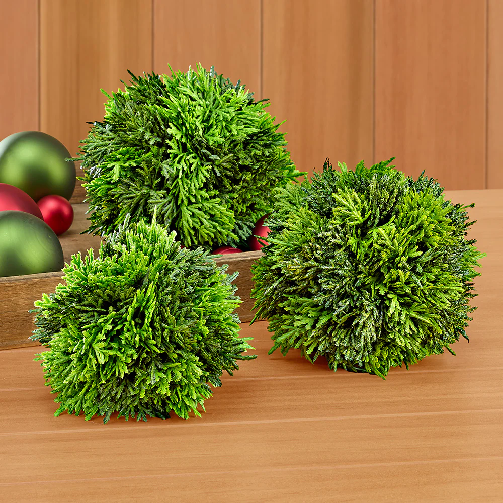 Napa Home & Garden Faux Tuscan Cypress Orb - Image 4