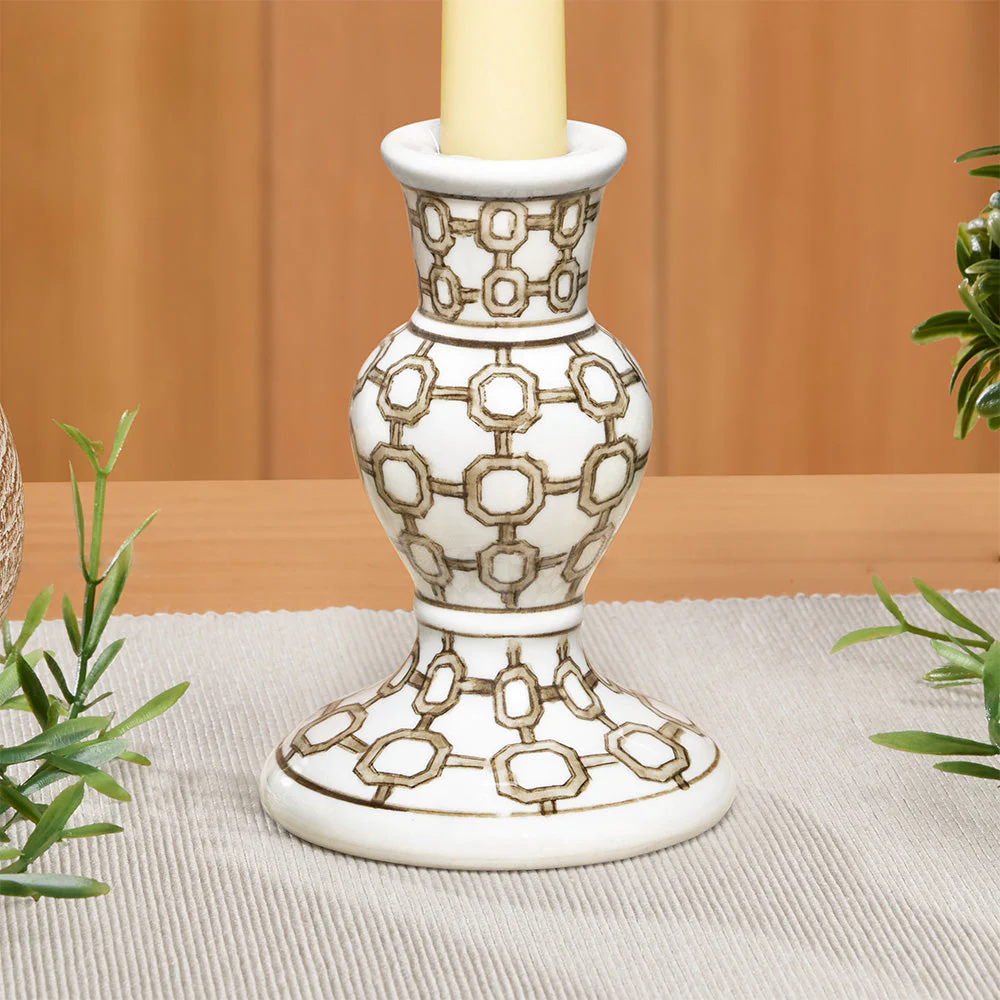 Napa Home & Garden Province Chinoiserie Taper Candleholders - Image 3