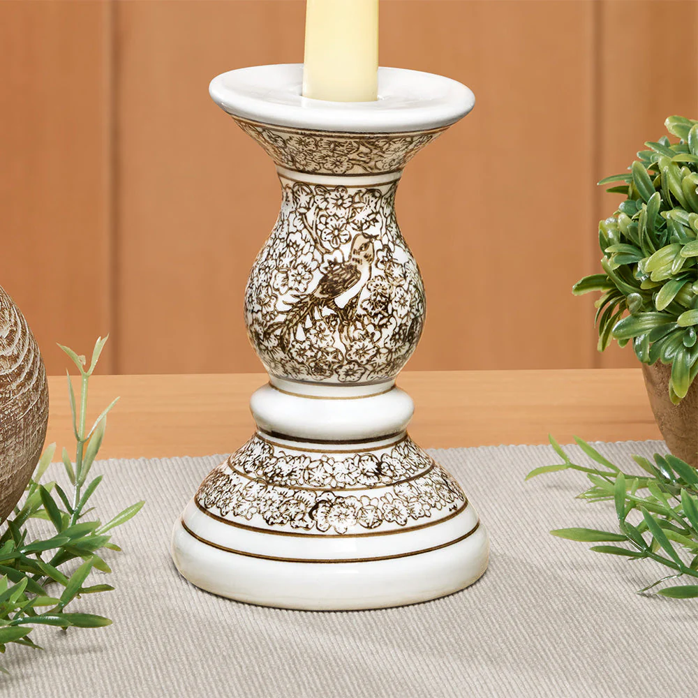 Napa Home & Garden Province Chinoiserie Taper Candleholders - Image 4