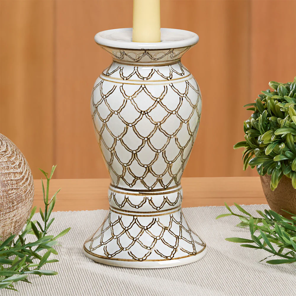 Napa Home & Garden Province Chinoiserie Taper Candleholders - Image 5
