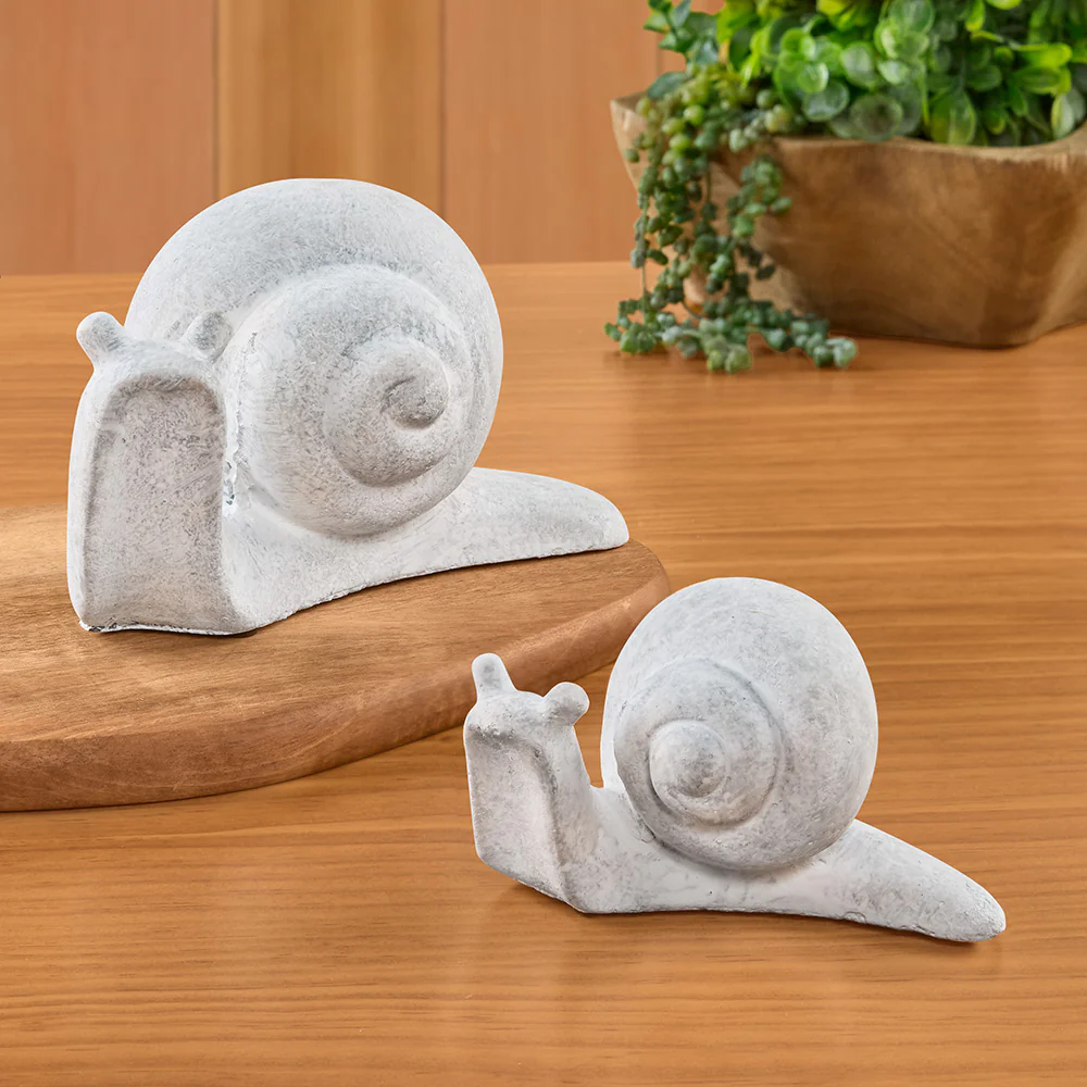 Napa Home & Garden Serene Snail Figurine - Image 2