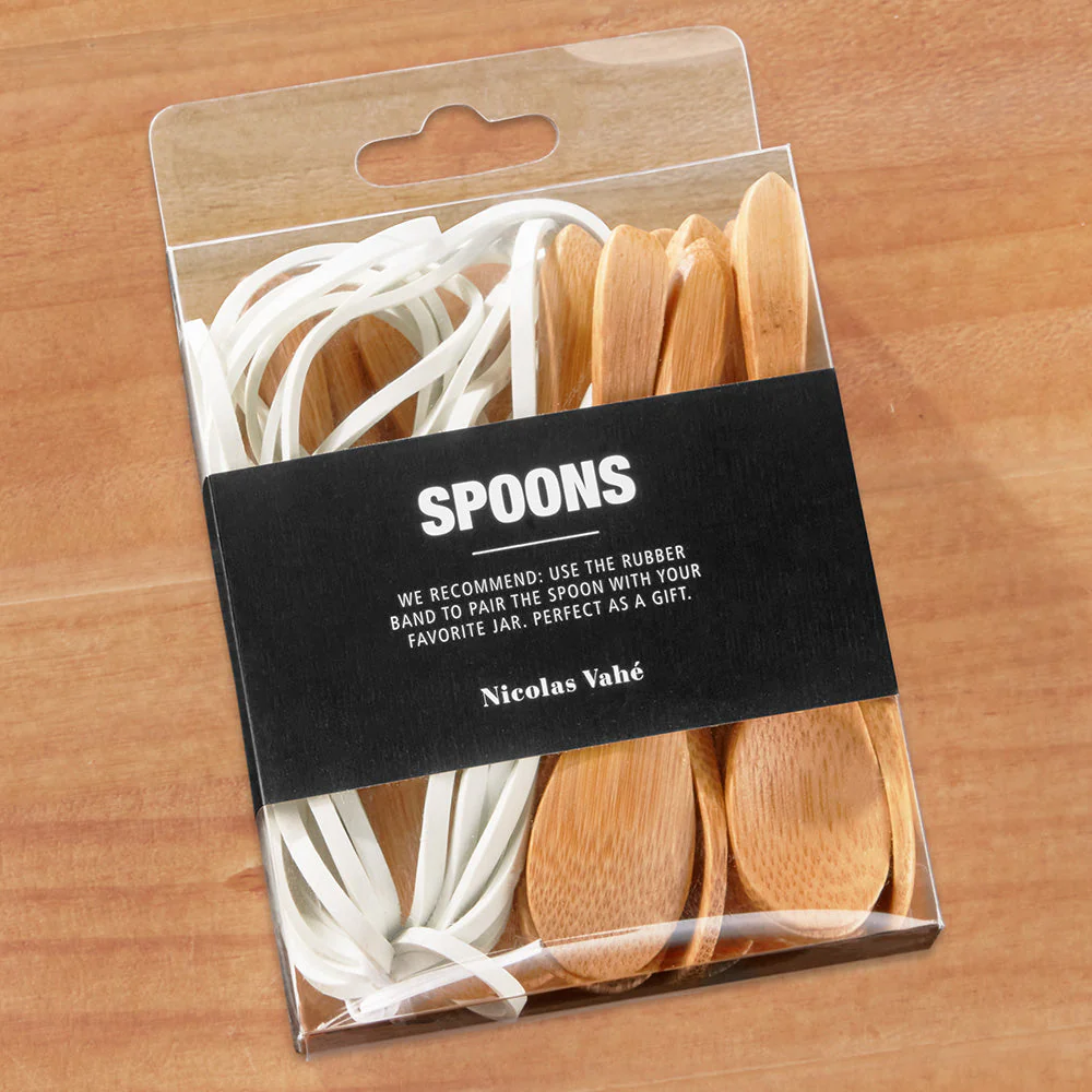 Nicolas Vahé Bamboo Tasting Spoons, Pack of 12 - Image 3