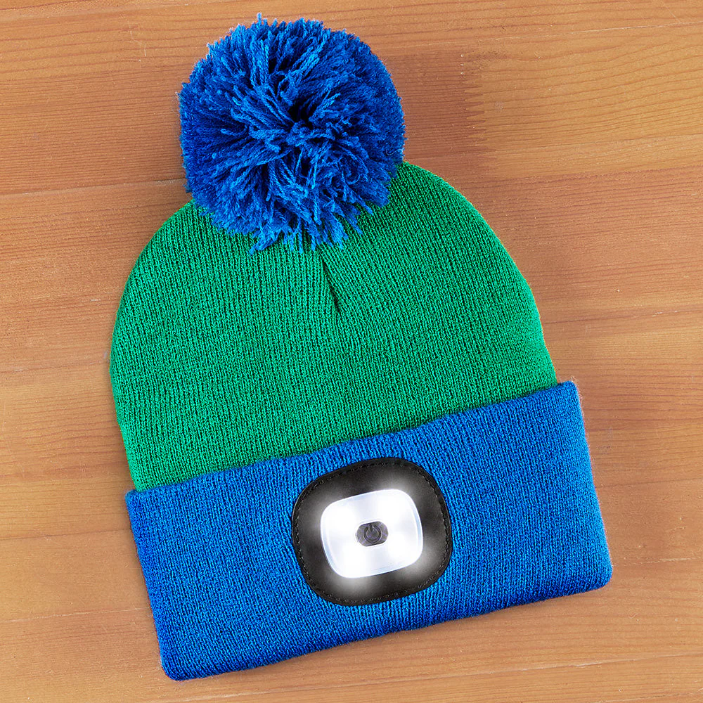 Night Scope Rechargeable LED Light Beanie, Children's Night Owl - Image 3