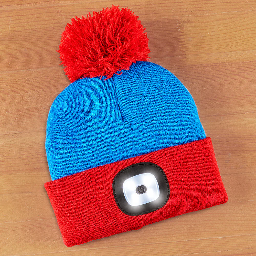 Night Scope Rechargeable LED Light Beanie, Children's Night Owl - Image 4