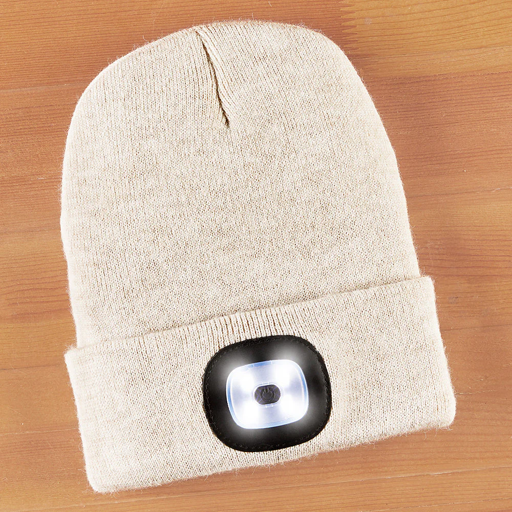Night Scope Rechargeable LED Light Beanie, Women's Brightside - Image 3