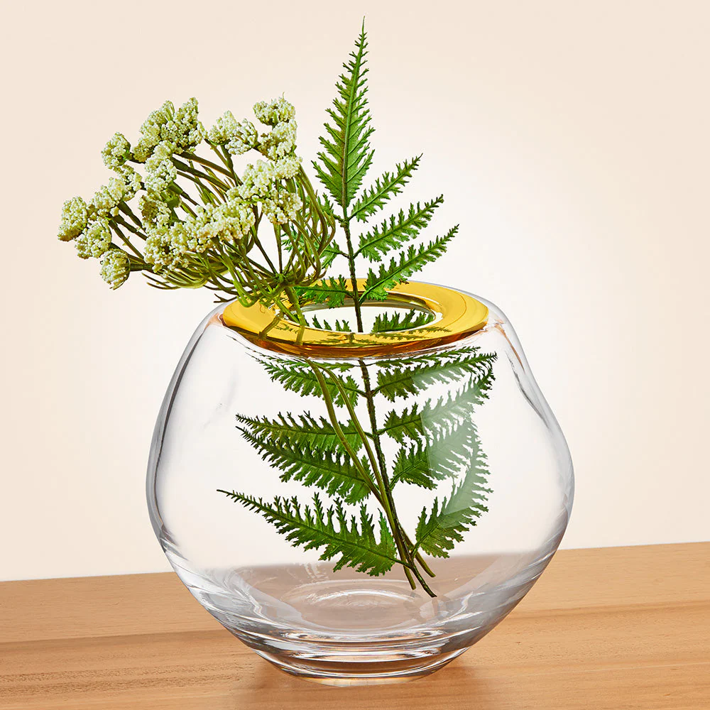 Organic Art Glass Vase