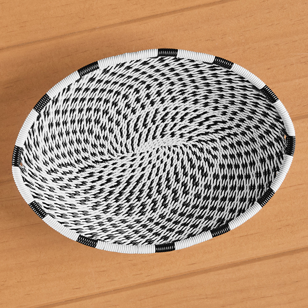 Oval Telephone Wire Bowl, African Eclipse - Image 3