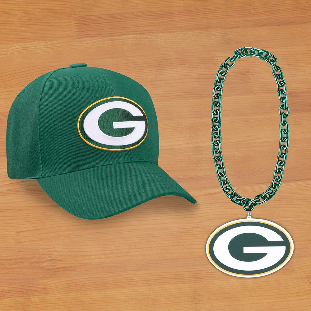Oversized NFL Hat and Chain Superfan Combo Set - Image 3
