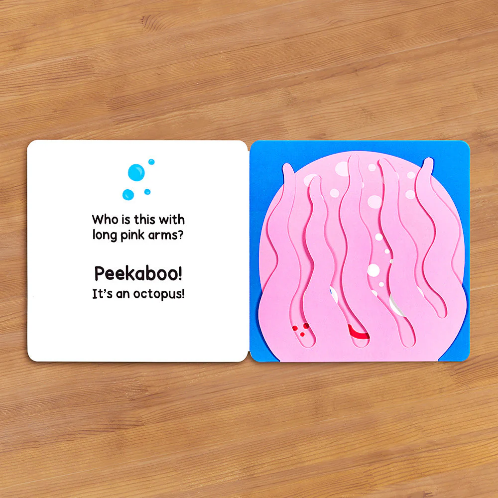 "Peekaboo Who?" Children's Lift-the-Flap Board Book by Elena Selena - Image 3
