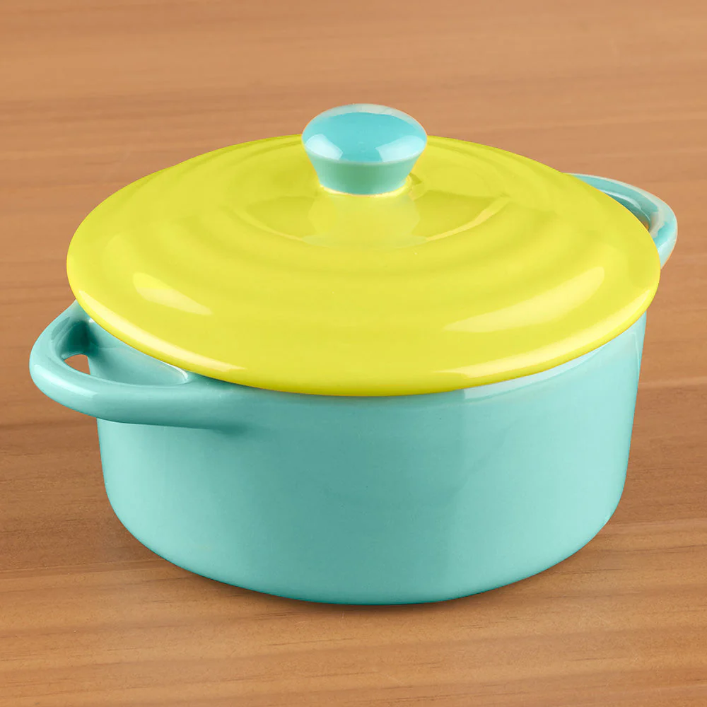 Petite Stoneware Lidded Baker - Image 4
