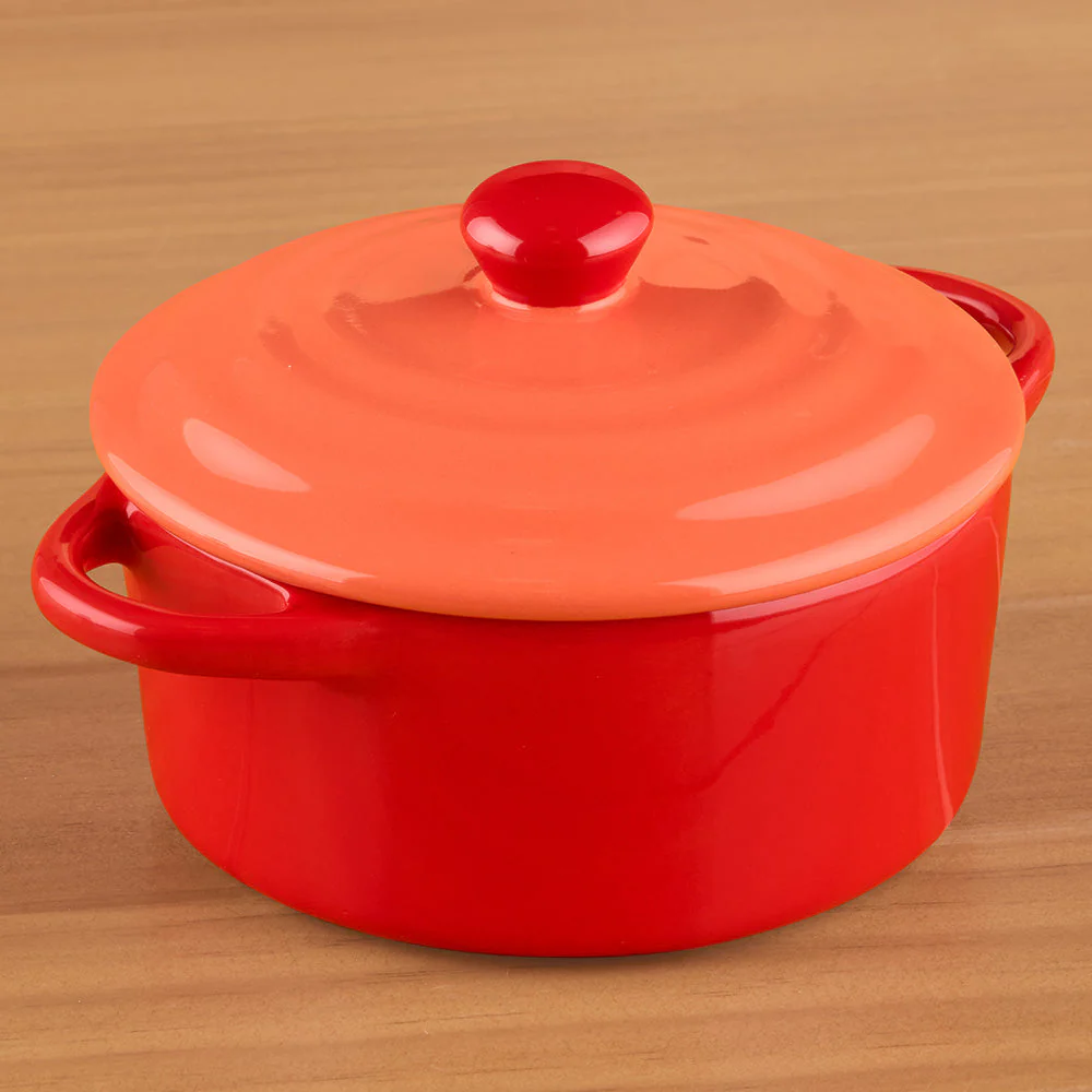 Petite Stoneware Lidded Baker - Image 5