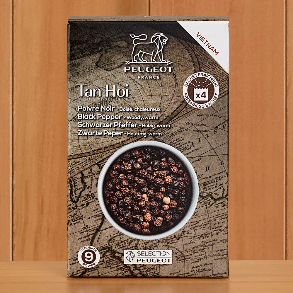 Peugeot Tan Hoi Black Peppercorns for Pepper Mills