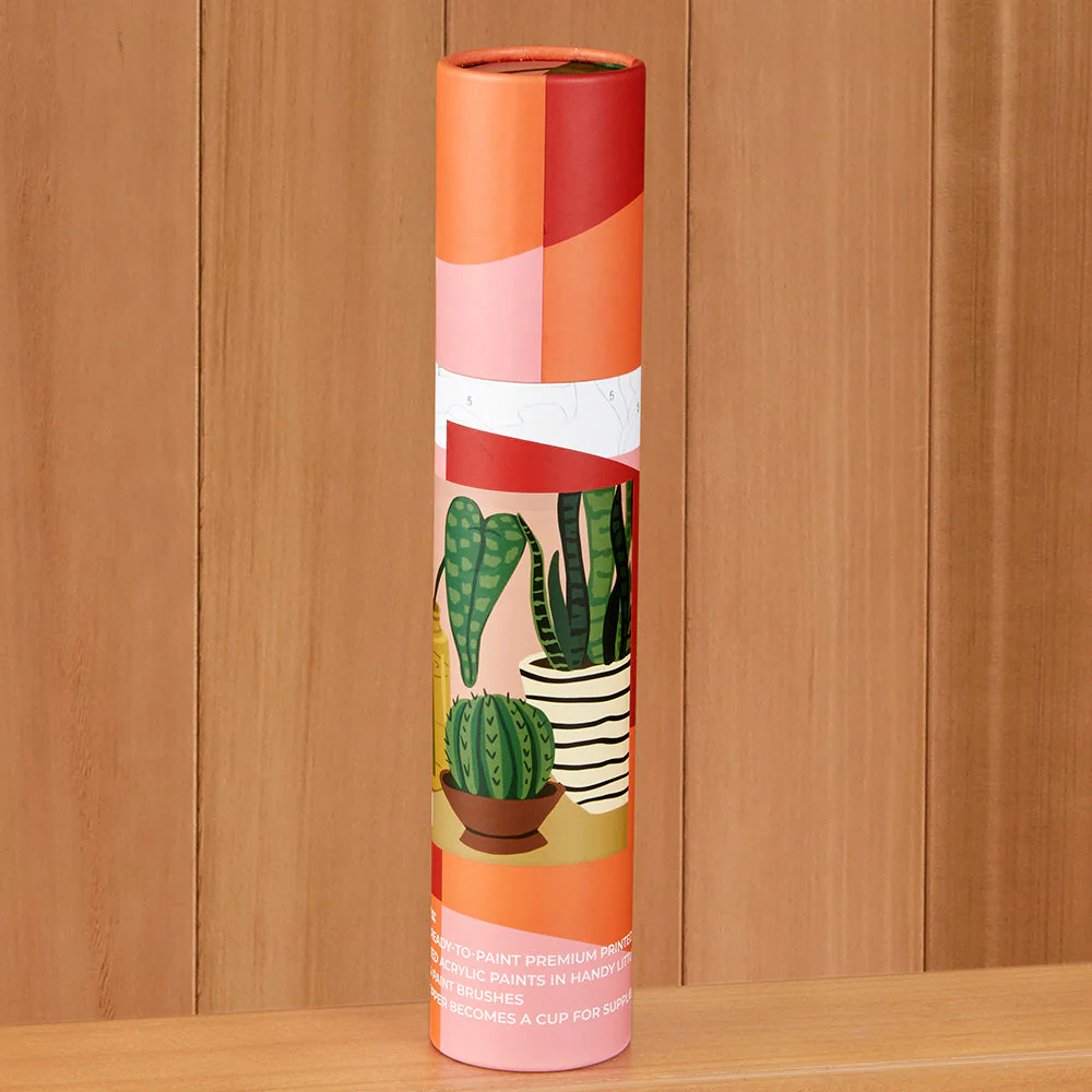 Pink Picasso Paint-by-Numbers Kit, Mid-Century Modern - Image 4