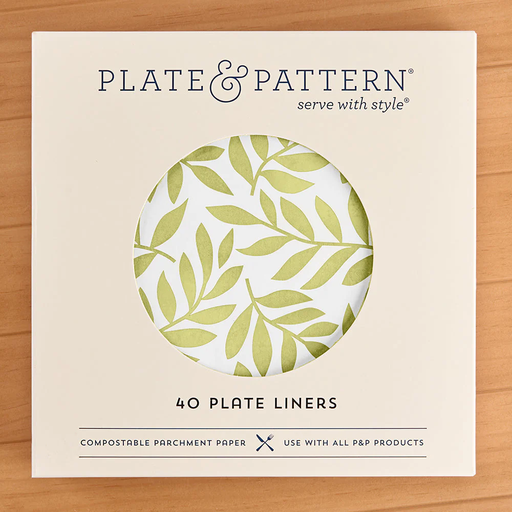 Plate & Pattern Parchment Paper Plate-Shaped Preformed Liners - Image 5