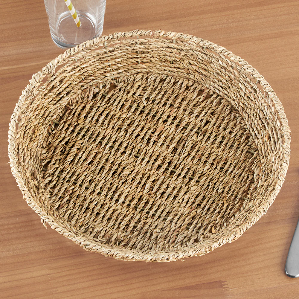 Plate & Pattern Woven Seagrass Plates, Set of 4 - Image 2