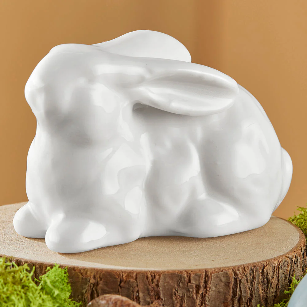 Porcelain Bunny Figurines - Image 3