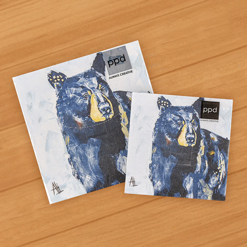 PPD Paper Napkins, Frontier Bear - Image 3