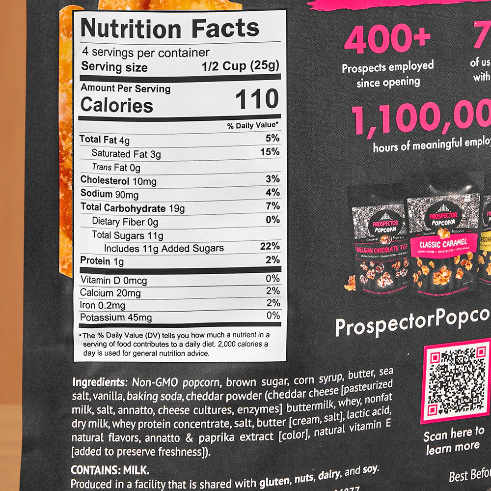 Prospector Cheddar & Caramel Popcorn - Image 2