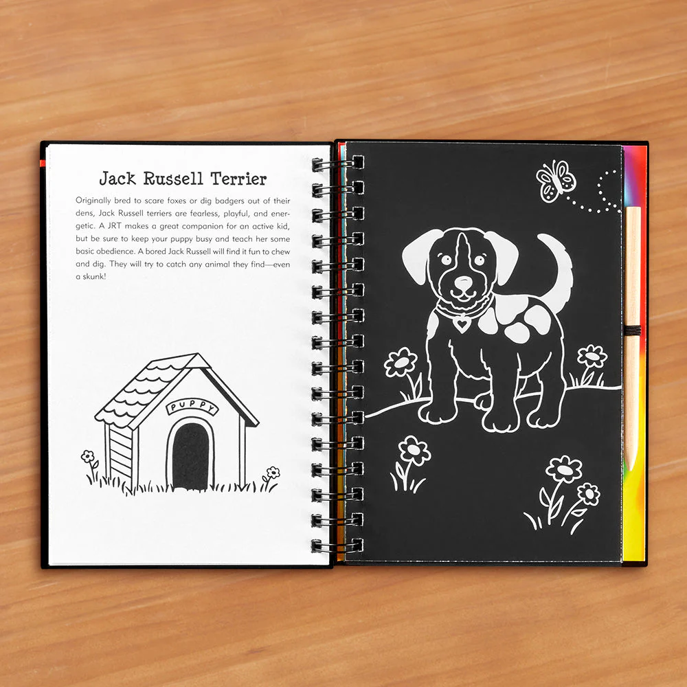 "Puppies" Scratch and Sketch Art Activity Book - Image 2